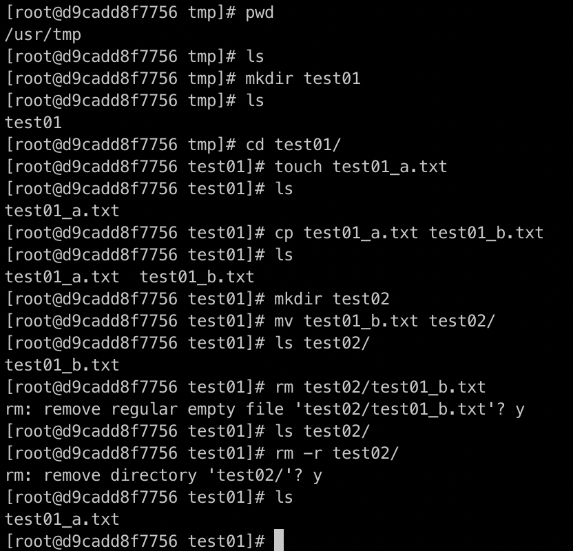 bash file management